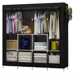 GENERICO - Closet Ropera Armable 4 Puertas Organizador Portátil