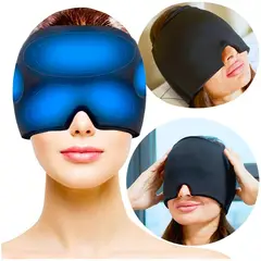 ONE PIXEL - Gorro De Migraña Para Aliviar Dolor De Cabeza Compresa Fría Caliente