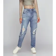 TYPER - Jean Para Mujer Azul MedioOscuro