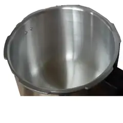 TRAMONTINA - Olla Presión Pitadora De 9 Litros Aluminio Pulido Gris