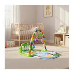 GENERICO - Gimnasio Didactico Para Bebes Con Piano Musical Verde