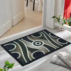 MITAPETE COM - Alfombra Tapete Pie De Cama Entrada Cafe 50 X 80cms