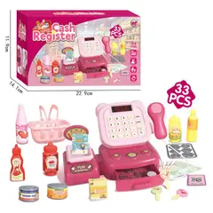 GENERICO - Caja Registradora de Juguete “Fun Shopping” 33 Piezas