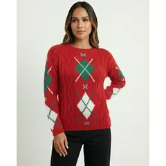 MOLGOA - Suéter Saco Navidad - The Natale