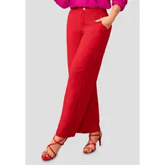 MARKETING PERSONAL - Pantalón Mujer Rojo Mp 112499