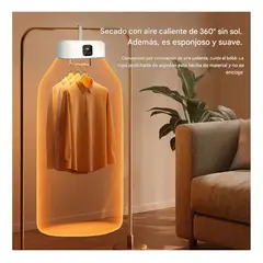 GENERICO - Secador De Ropa Portatil Digital - Seda Plumon Algodon Lino