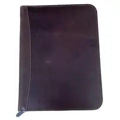 GENERICO - Agenda Profesional Portafolio Organizador Cuero Marron
