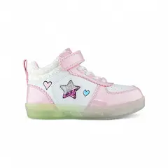 TITINOS - Botín Luces Niña Blanco