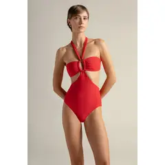 TOUCHE BALNEAIRE - Entero trikini color rojo 0E35R61