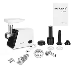 SOKANY - Picadora De Carne De Alta Calidad Potencia 2500 W