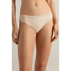 TOUCHE BALNEAIRE - Bikini bottom grande en tela con textura 0G37B61