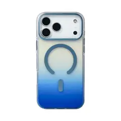 GENERICO - Estuche ColorTech Degrade MagSafe compatible iphone 17 pro max Azul