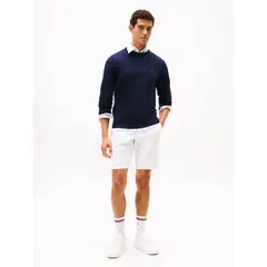 TOMMY HILFIGER - Bermudas blanco Brooklyn con cinturón