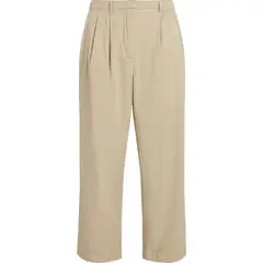 TOMMY HILFIGER - Pantalones beige cortos plisados