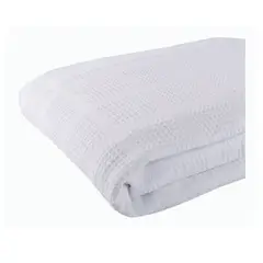 PASTELL - Cobija Colcha Galleta Piqué Doble 2.10x2.20 1.000 Gr blanco
