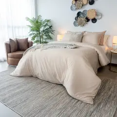 AMARE HOME - Duvet Cover Dolcce Caramelo para cama Queen -