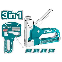 TOTAL - Grapadora Industrial Manual 3 EN 1