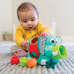 INFANTINO - Juguete Niños Clasificador Formas Y Colores Piezas Encajable