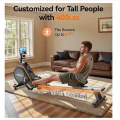 GENERICO - Remadora Para Ejercicio Resistencia De Agua Acero Oleado