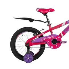 GW - BICICLETA INFANTIL NIÑO 16P LIGHTNING ROSADA