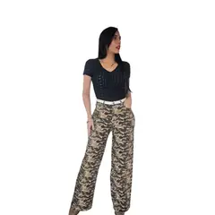 PAATAL - Jean Stretch Camuflado en Denim