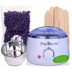 GENERAL - Olla Para Cera Depilatoria + Cera Perlas
