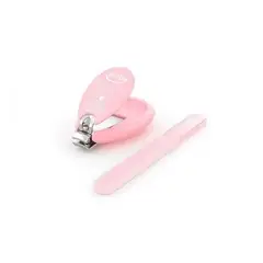 MOBY - Corta Uñas Para Bebe + Lima Rosado Sencillo Regalo