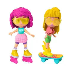 PINYPON - Set x 2 Muñecas Top Skater con Accesorios