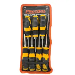 PROTOOL - Juego De Destornilladores De 7 Piezas Punta Magnetica