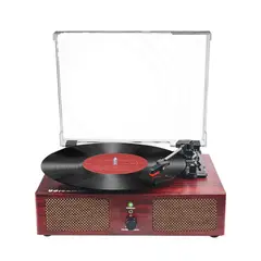 GENERICO - Tocadiscos de vinilo 3 velocidades, altavoz integrado