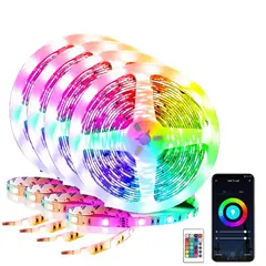 MAXWELL - Cinta Tira Luces Led Set X2 Rgb Wifi App 20 Mt Total