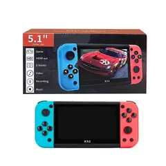 GENERICO - Consola de Juegos Portátil X52 51” HD con 8000+ Juegos Retro y Reproductor Multimedia