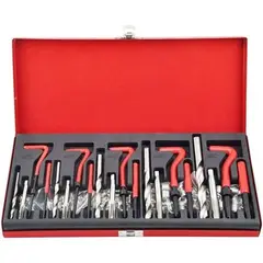 TOOL BE - Kit Reparador De Roscas Helicoil 131 Pcs Profesional