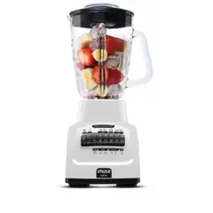 IMUSA - Licuadora Infiny Force 10 Velocidades Vaso de Vidrio Blanca
