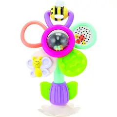 INFANTINO - Juguete Sensorial Bebés Flor Sonidos Y Texturas Adherible
