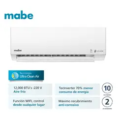 MABE - Aire Acondicionado Inverter 220v 12000BTU MMI12CDBWCCBC1