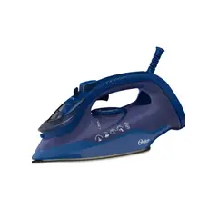 OSTER - Plancha de Ropa Punta de precisión Gatillo y Golpe vapor Azul
