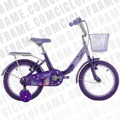 GW - BICICLETA INFANTIL NIÑA 16P SIREN MORADO PERLA