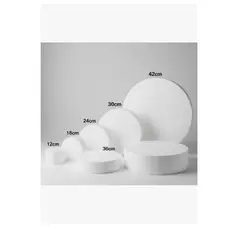 GENERICO - Dumis De Icopor Para Tortas Falsas 18 cm