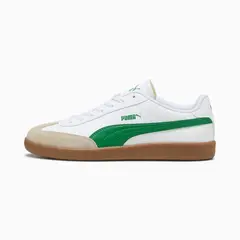 PUMA - Tenis Hombre 9-T 398174-18 Blanco Verde Uso Diario
