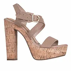 CAROLINA CRUZ - Sandalia tacon de mujer Nude sandm-4278