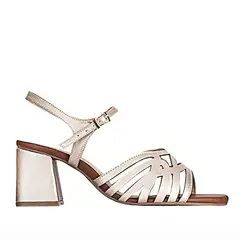 FRATTINI - Sandalia tacon de mujer Dorado sand111f