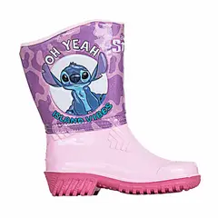 DISNEY - Botabotin de niña Rosado fucsia bota yanel stitch rosado fucsi