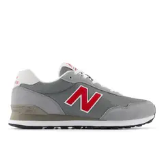NEW BALANCE - Tenis 515 Hombre-Gris/Rojo