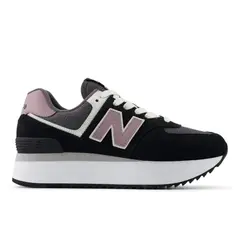 NEW BALANCE - Tenis 574 Mujer-Negro/Rosa