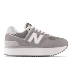 NEW BALANCE - Tenis 574 Mujer-Gris/Blanco