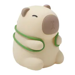 GENERICO - Lampara Led Capibara De Silicona De 7 Colores Recargable