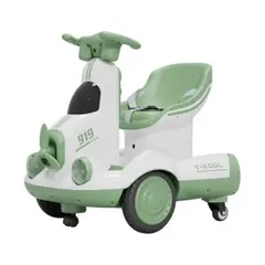 GENERICO - Carro Electrico Bebe Recargable Control Remoto Luces Verde