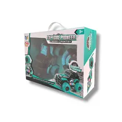 GENERICO - Carro A Control Remoto Jeep Con Timon Azul