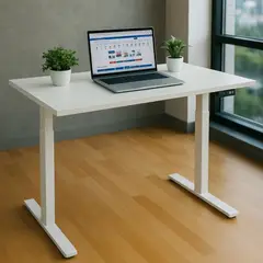 MUEBLESYA - Escritorio Inteligente Eléctrico Alejandría de Altura Ajustable 3 Memorias Programables- Ergonómico para Oficina